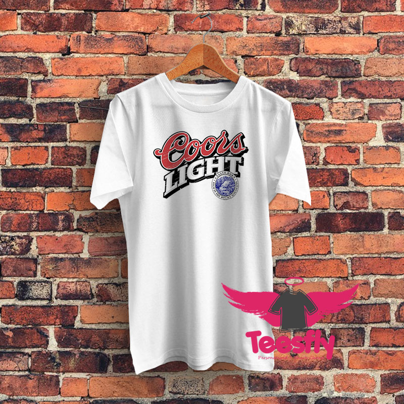 A Taste Horn Coors Light Beer Graphic T Shirt