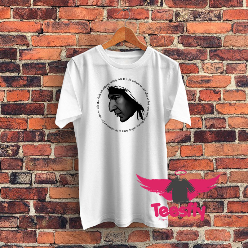 Alan Rickman Snape Graphic T Shirt