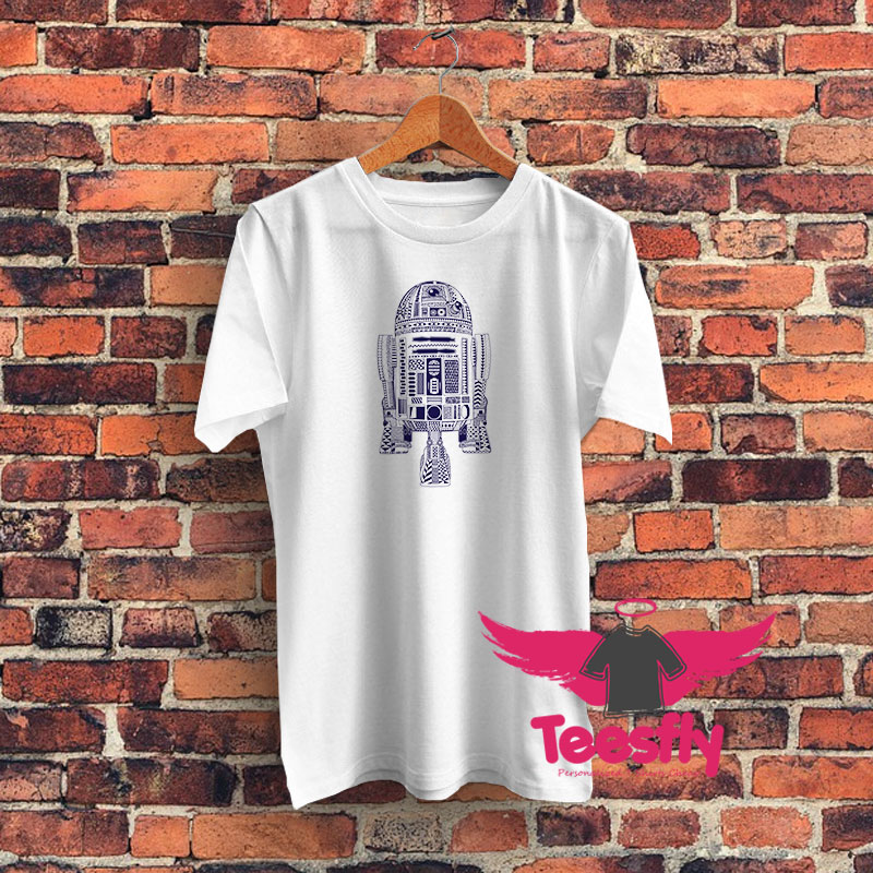 Aztec R2 D2 C1P8 Graphic T Shirt