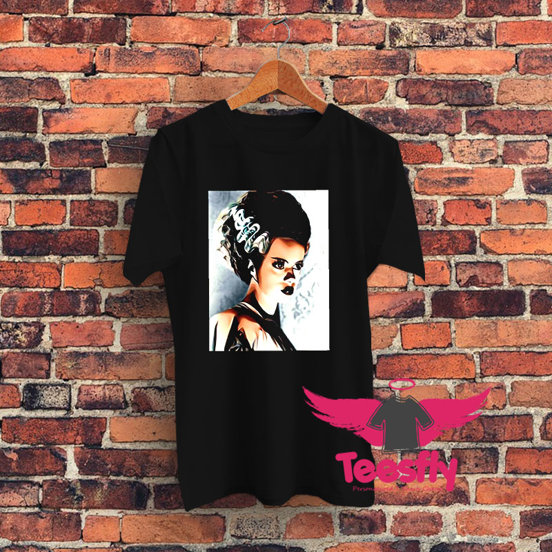 Bride Of Frankenstein Hammor Horror Movie Graphic T Shirt