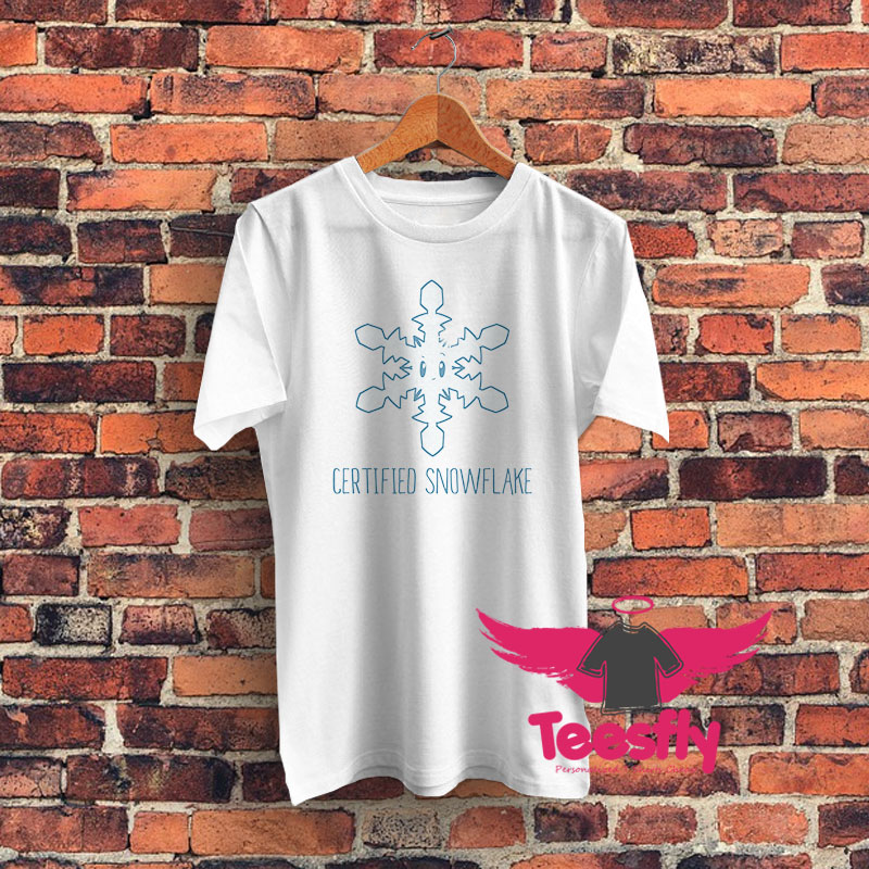 Certified Snowflake Graphic T Shirt