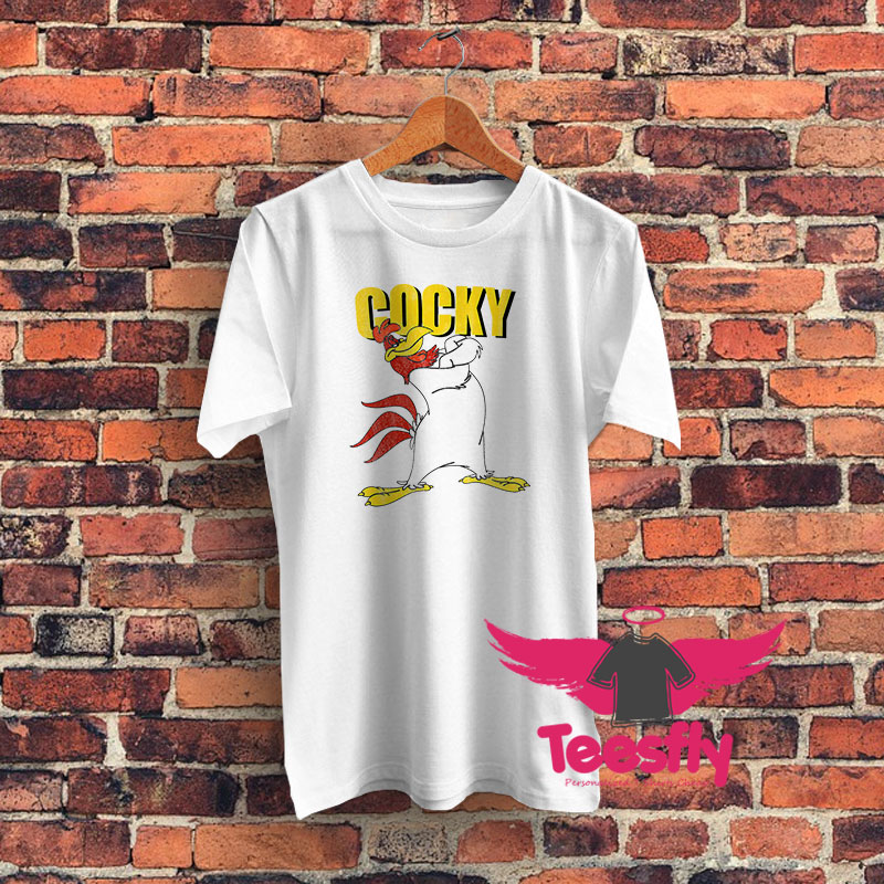 Foghorn Leghorn Cocky Character Cartoon Graphic T Shirt