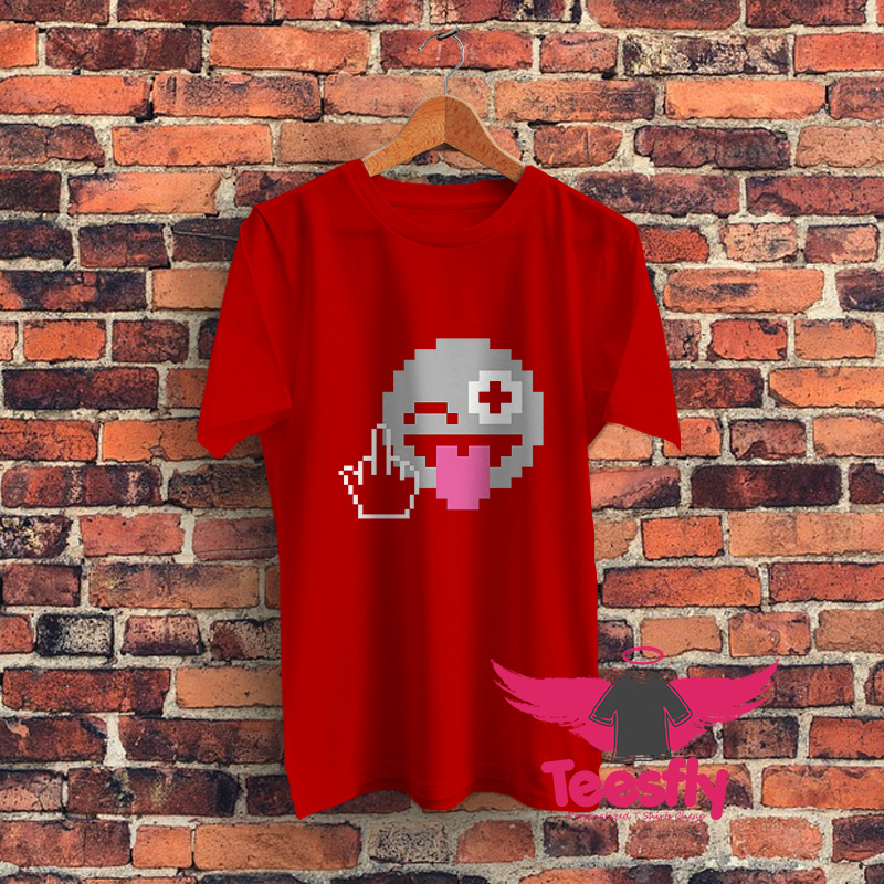 Fuck Hand Emoticon Graphic T Shirt