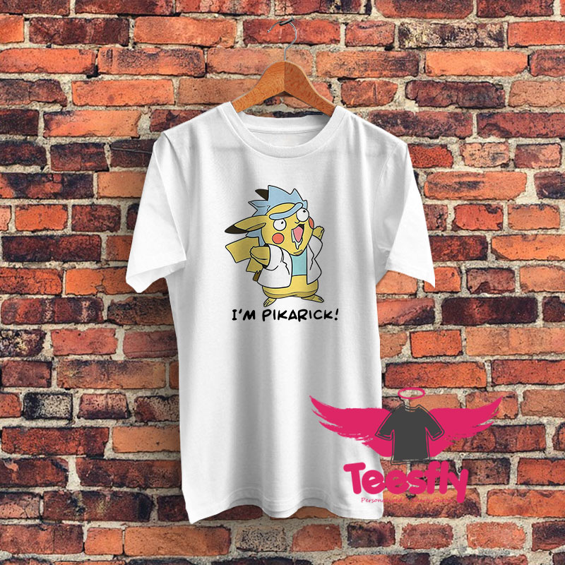 Funny Pikarick Parody Rick and Morty Graphic T Shirt