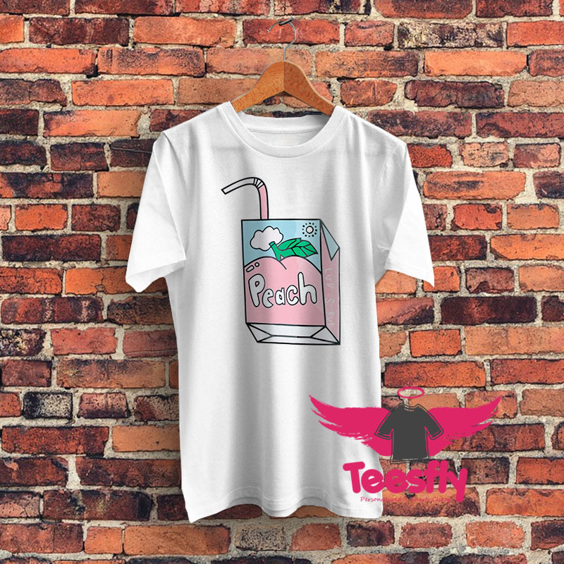 Harajuku Peach Summer Graphic T Shirt