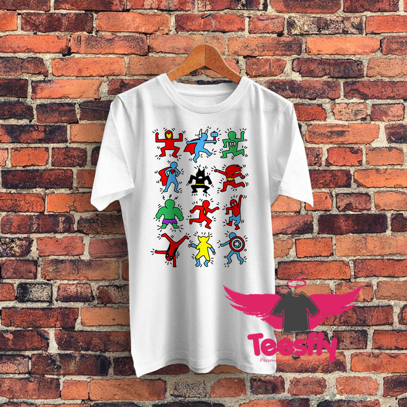 Haring Heroes Graphic T Shirt