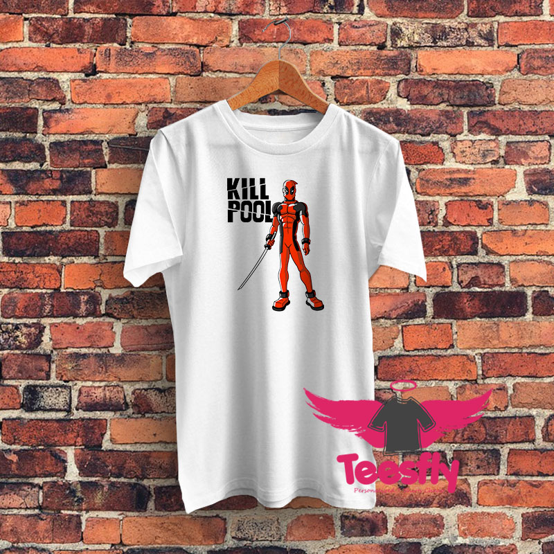 KillPool White Graphic T Shirt