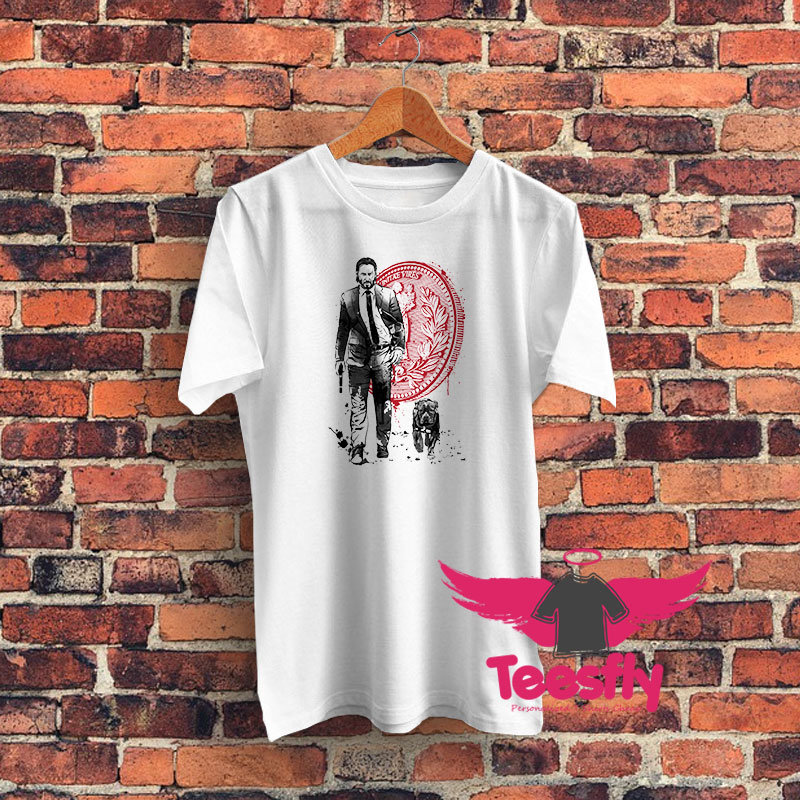 Lone Hitman and Cub Graphic T Shirt