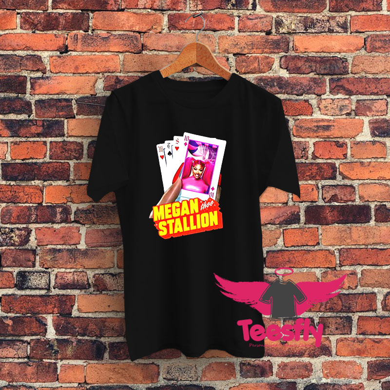 Megan thee Stallion Playing Card Graphic T Shirt