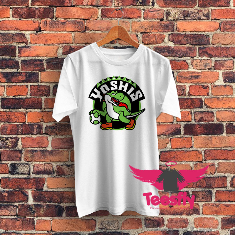 Mushroom DinoTeam Graphic T Shirt