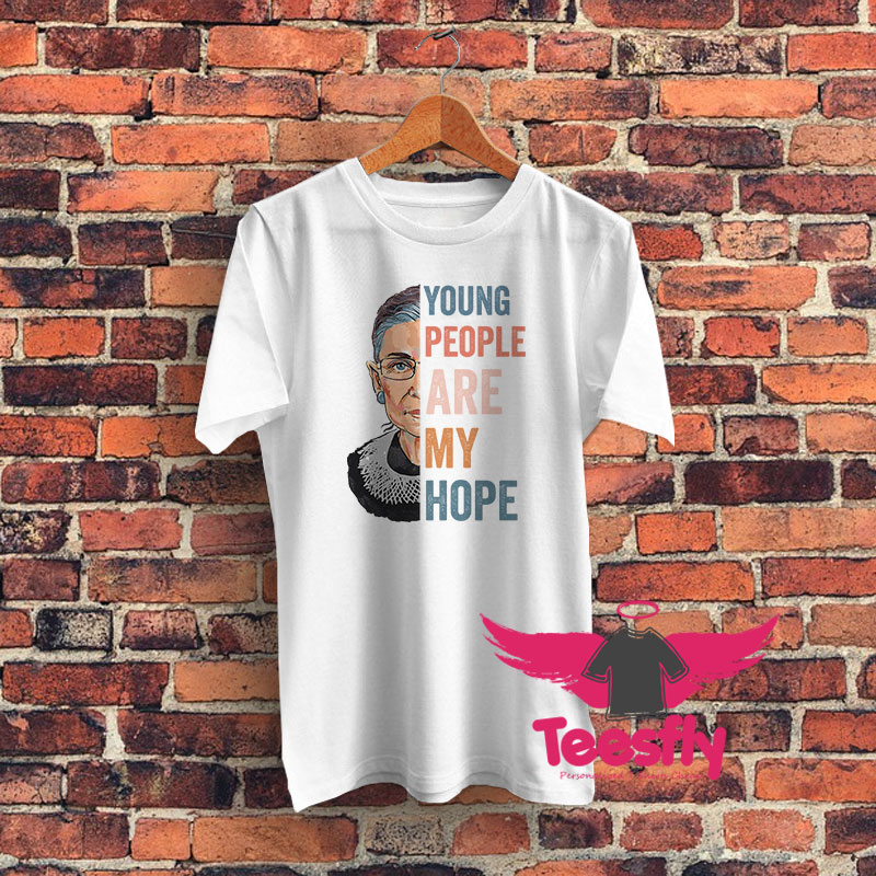 New Ruth Bader Ginsburg Young People Graphic T Shirt