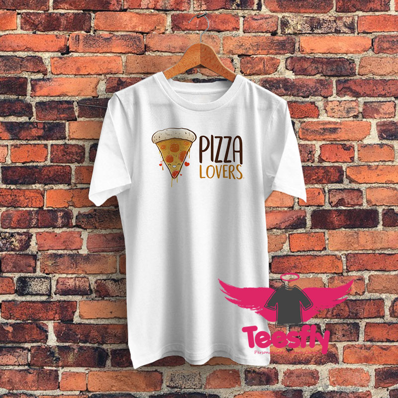 PIZZA LOVERS Graphic T Shirt