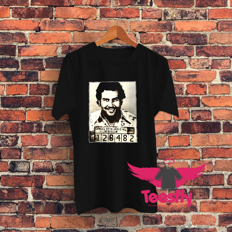 Pablo Escobar Mugshot Graphic T Shirt