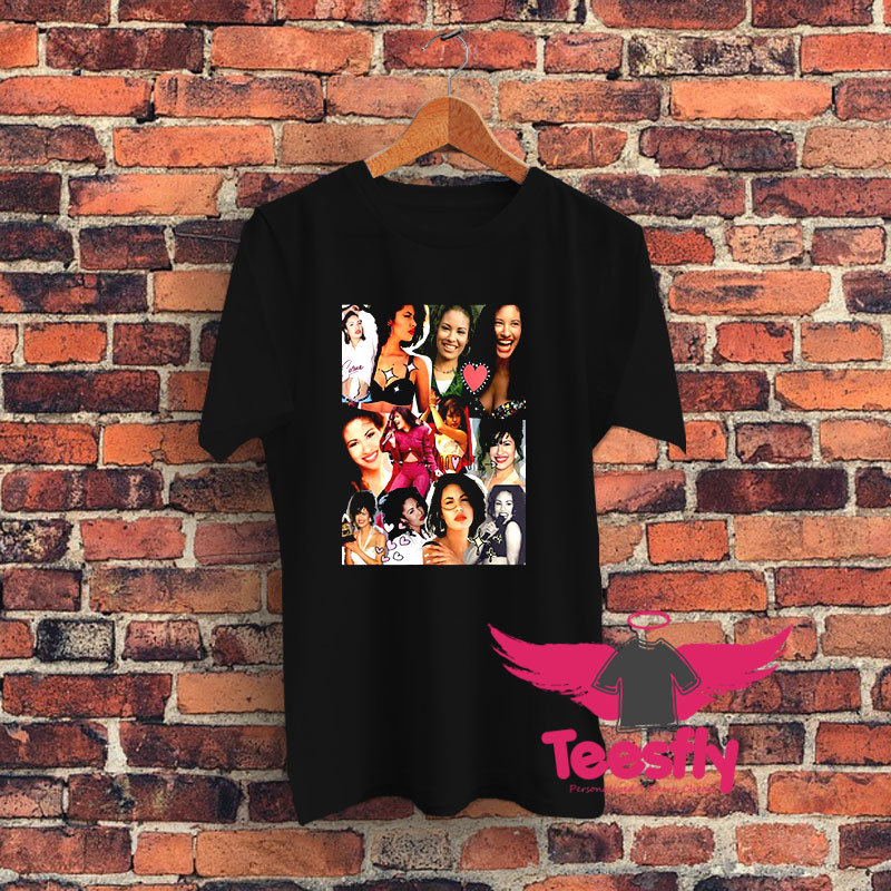 Selena Quintanilla Collage Graphic T Shirt