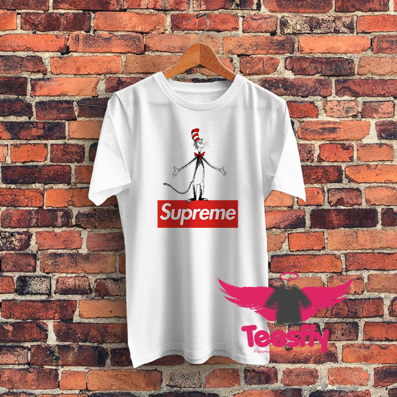 The Cat in the Hat Supreme Red Box Graphic T Shirt