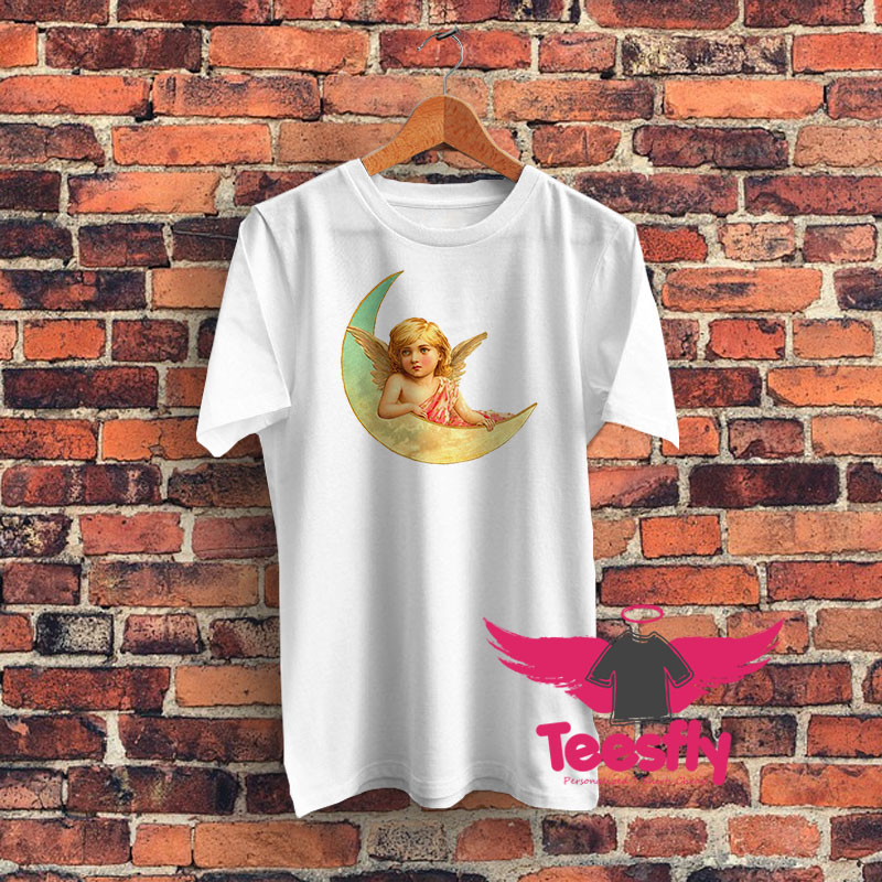 Victorian Angels Paint Art Graphic T Shirt