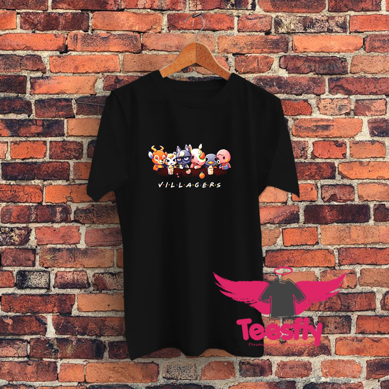 Villagers Animal Crossing x Friends Graphic T Shirt