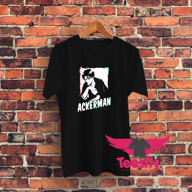 evi Senpai Attack On Titan Levi Ackerman Graphic T Shirt