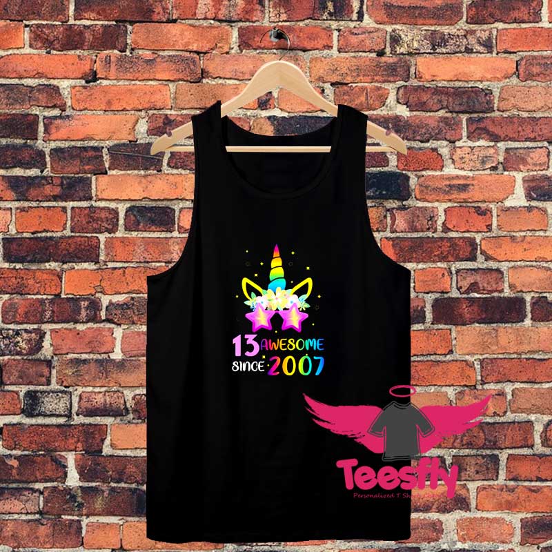 1 Years Oldth Birthday Unicorn Girl Unisex Tank Top