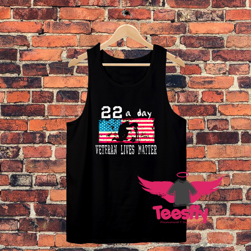 A Day Veteran Lives Matter Unisex Tank Top