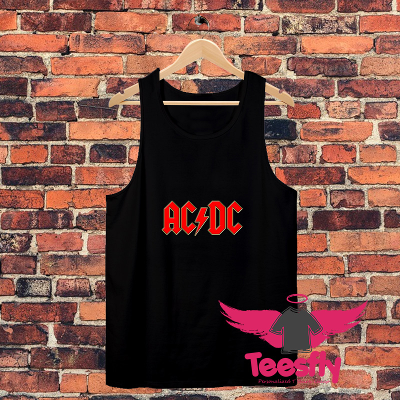 ACDC Red Logo Unisex Tank Top