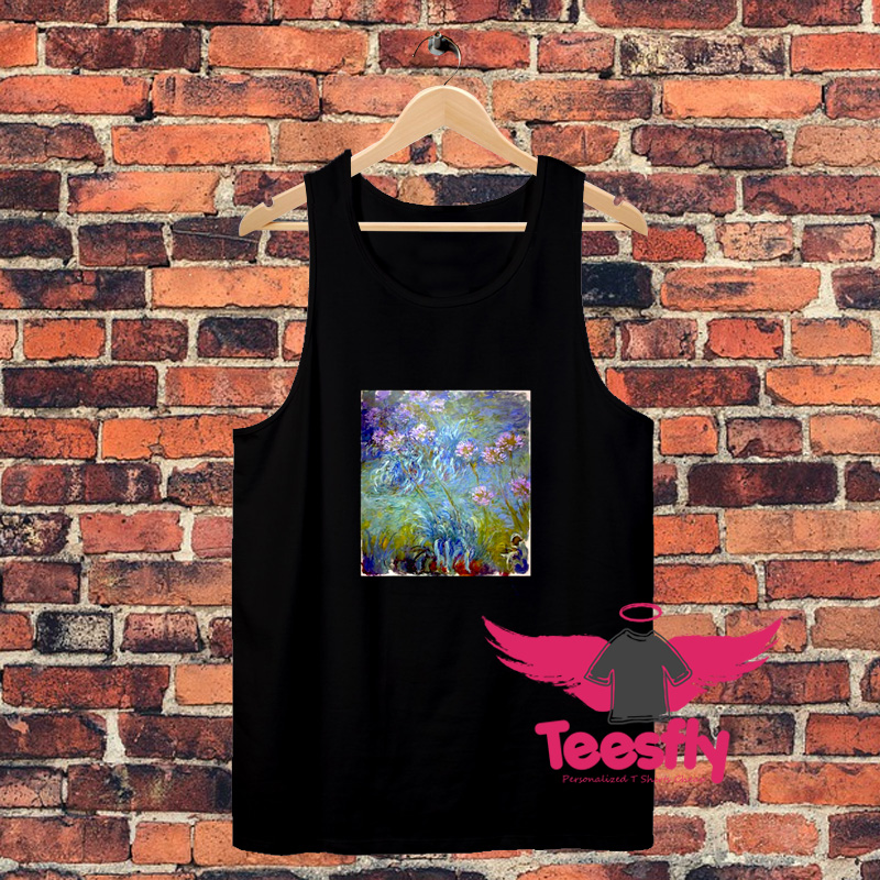 Agapanthus Claude Monet Unisex Tank Top