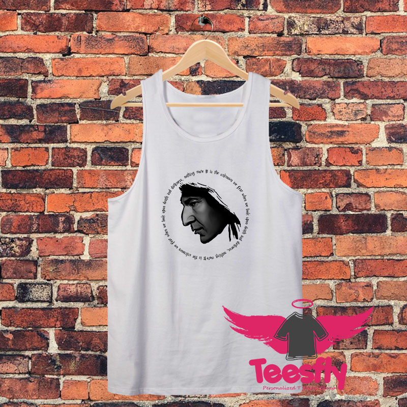 Alan Rickman Snape Unisex Tank Top