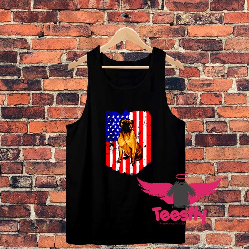 American Flag Bullmasti Unisex Tank Top