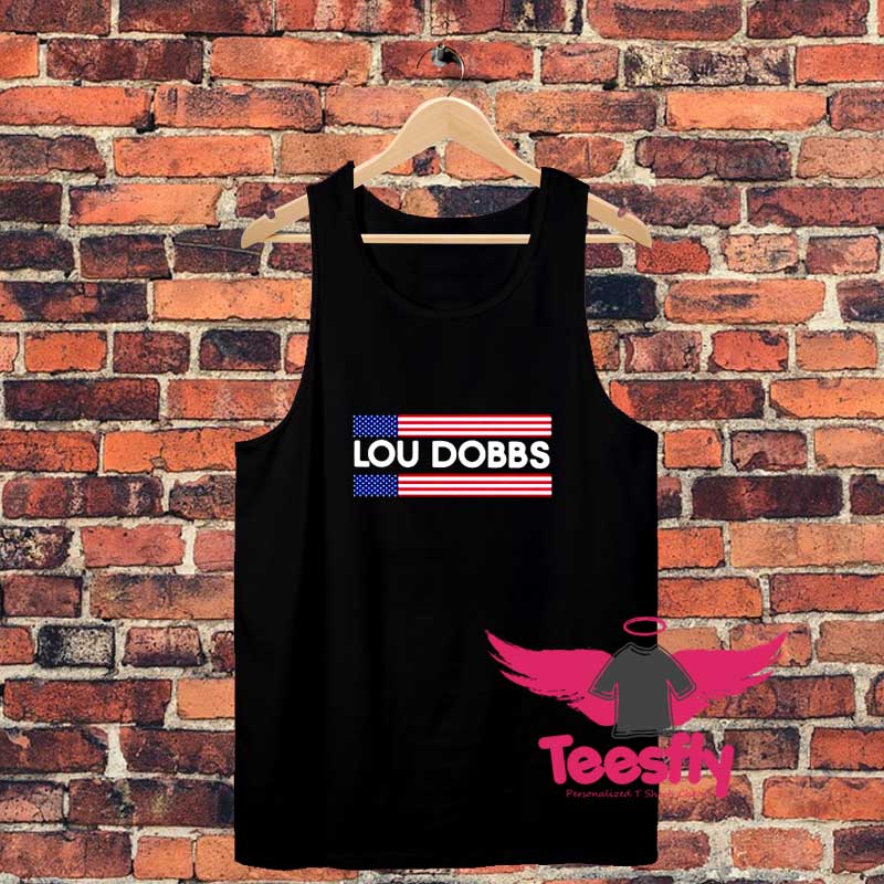 American Flag Lou Dobbs Unisex Tank Top