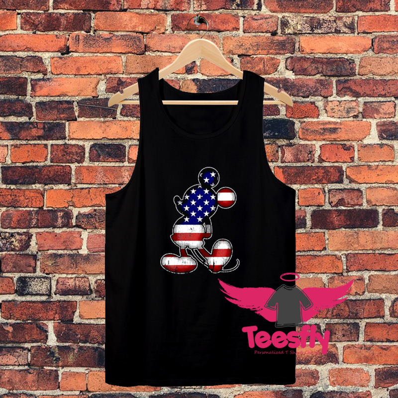 AmericanaTh Of July Mickey Mouse Unisex Tank Top