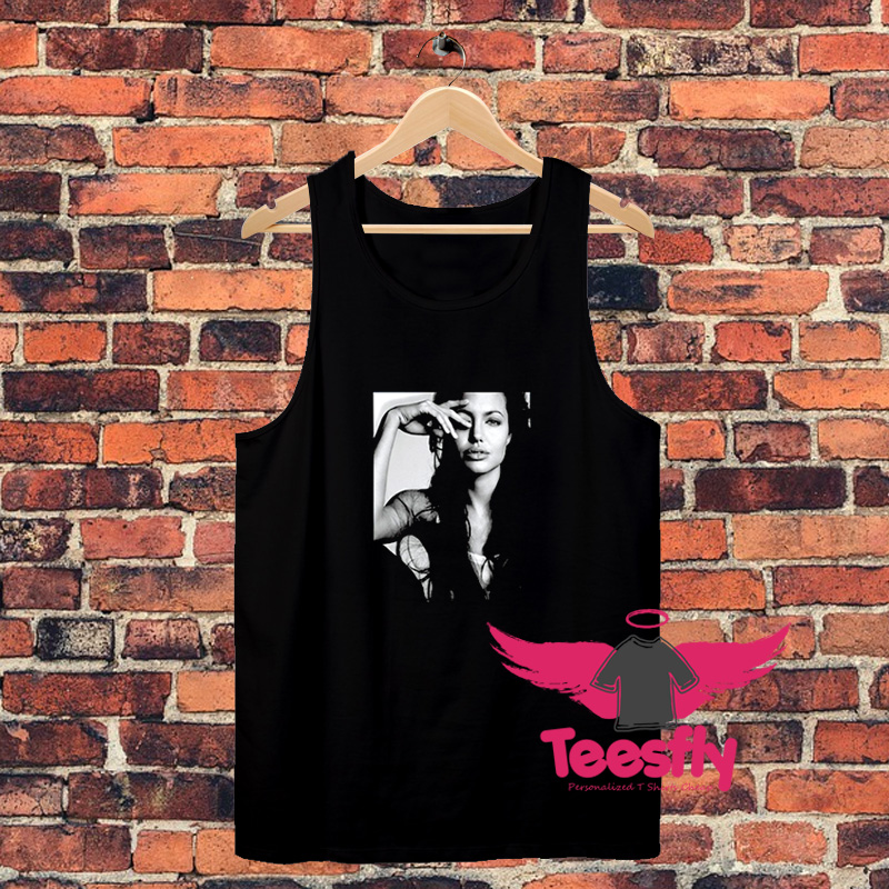 Angelina Jolie Beauty Actre Unisex Tank Top