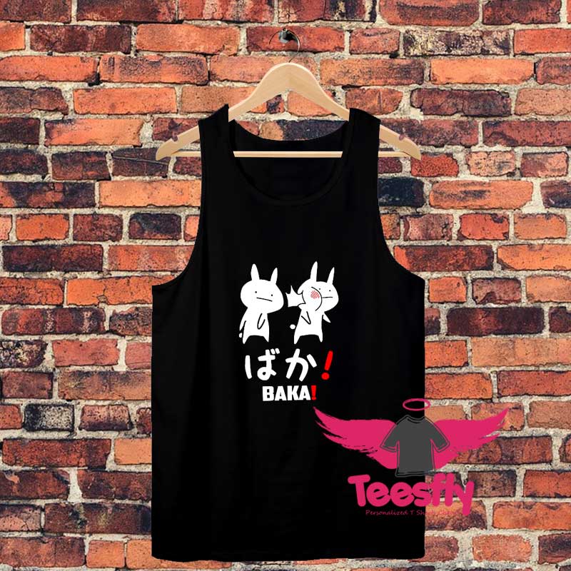 Anime Baka Rabbit Slap Japanese Unisex Tank Top