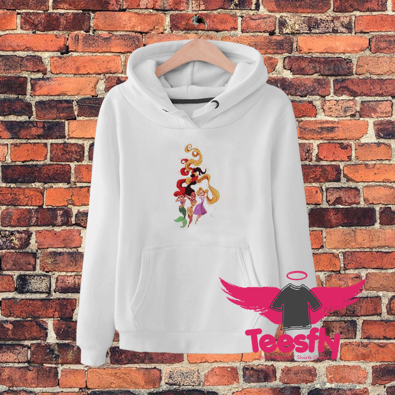 Ariel Rapunzel and Pocahontas Disney Princess Hoodie