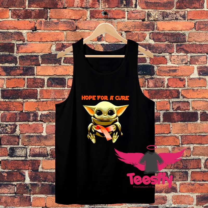 Baby Yoda Hope For A Cure Unisex Tank Top