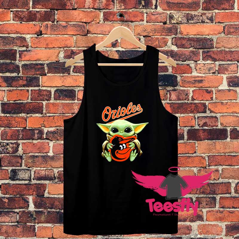 Baby Yoda Hug Baltimore Unisex Tank Top