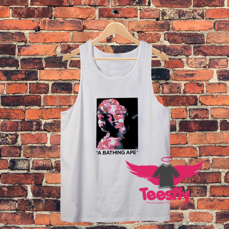 Bape A Bathing Ape X Marilyn Monroe Unisex Tank Top