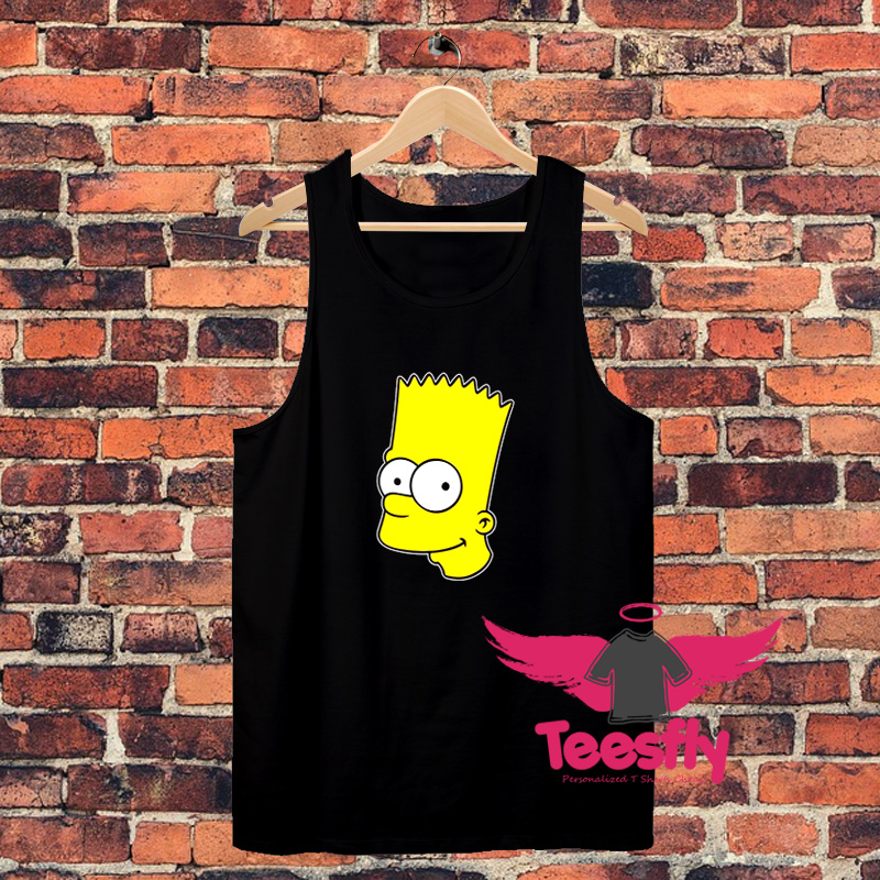 Bart Simpsons Face Unisex Tank Top