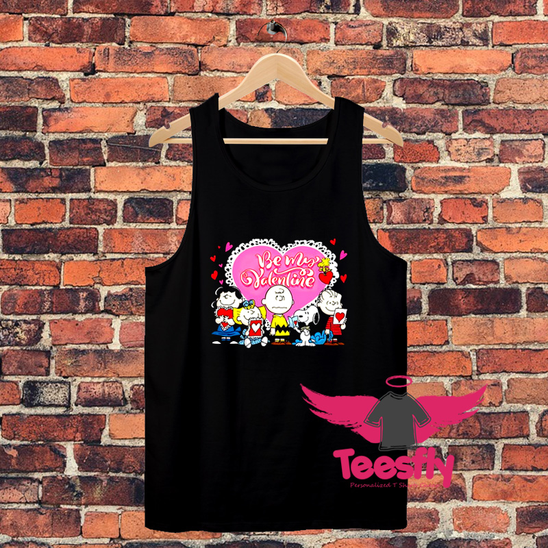 Be My Valentine The Peanuts Movie Unisex Tank Top