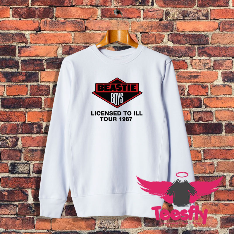 Beastie Boys Licensed to Ill Tour 1987 Sweatshirt