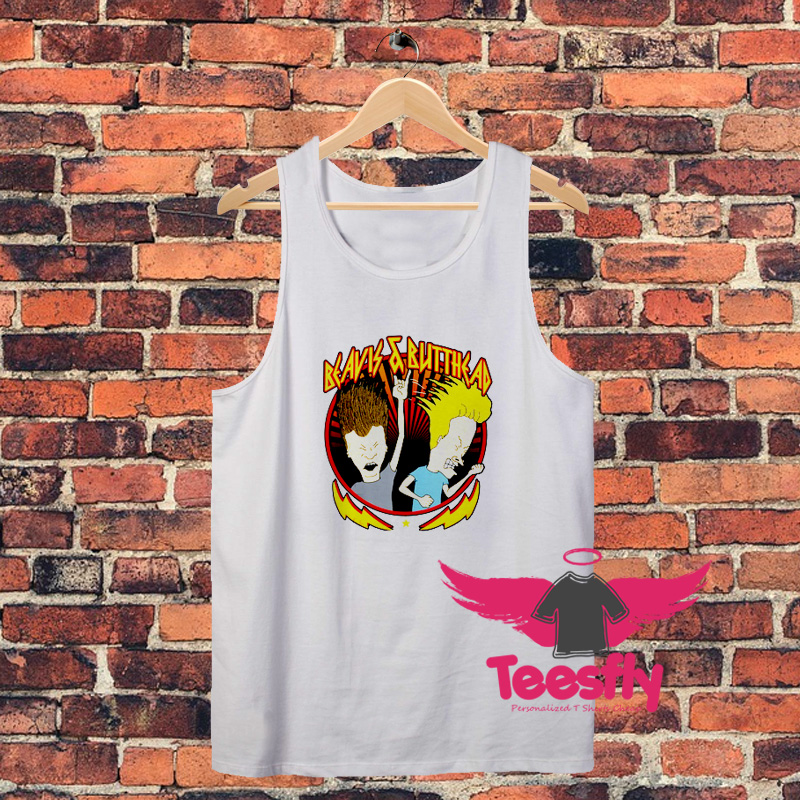 Beavis And Butthead Metal Colors Unisex Tank Top