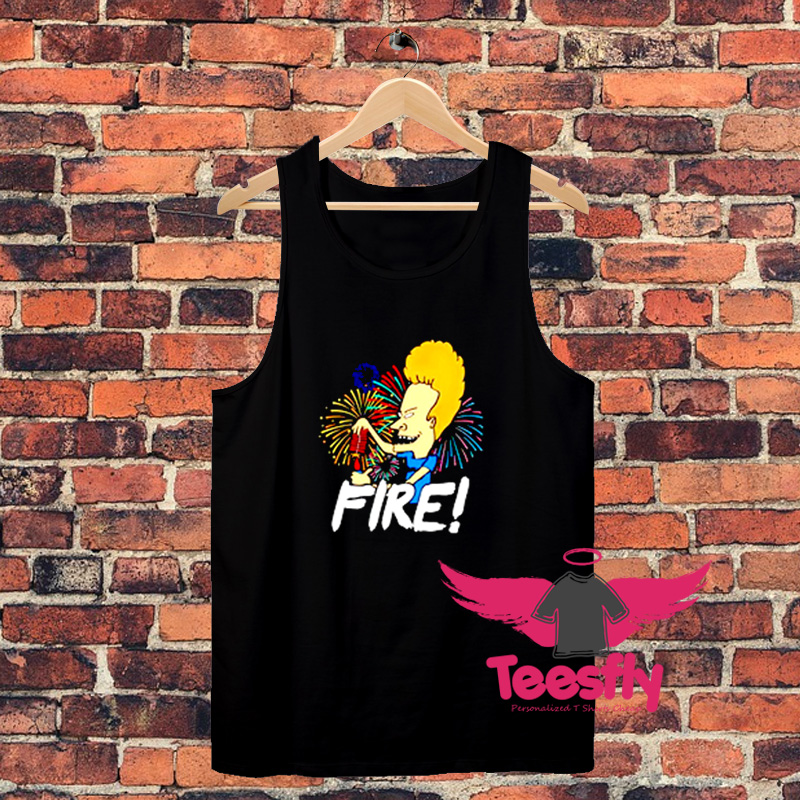 Beavis Fire Fireworkth Of Julys Unisex Tank Top