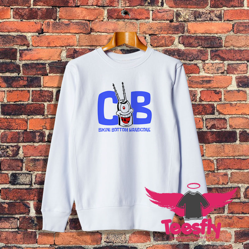 Bikini Bottom Hardcore WHITE Sweatshirt