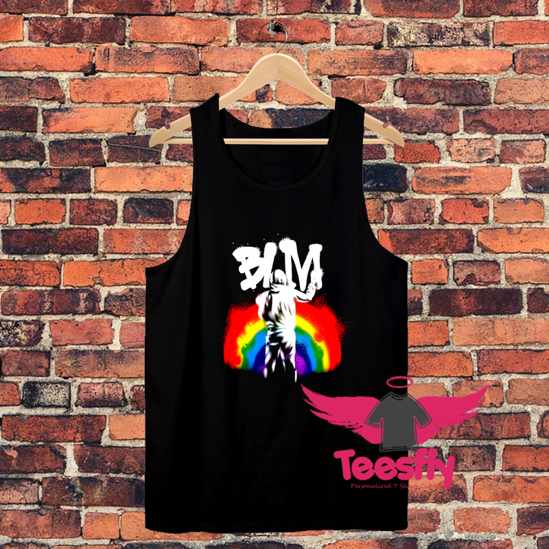 Blm Black Lives Matter Graiti Rainbow Unisex Tank Top