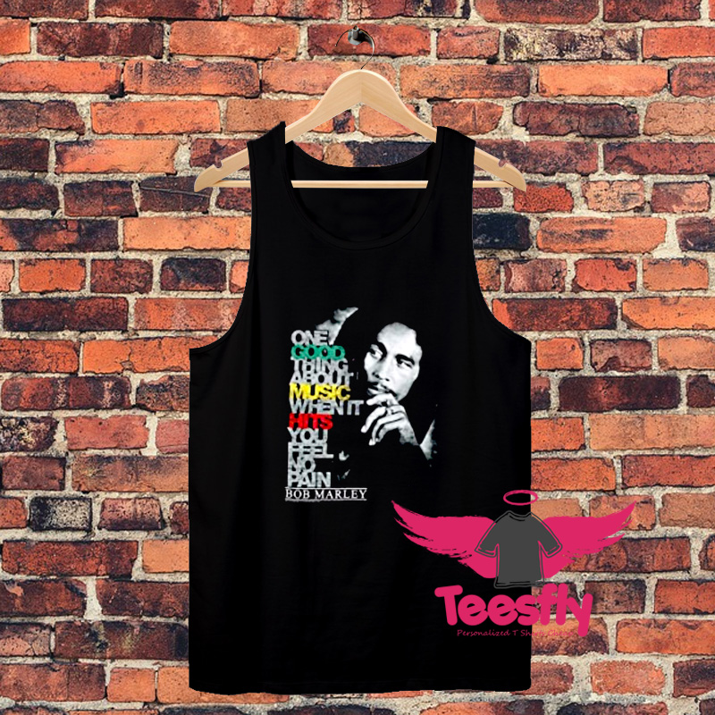 Bob Marley Good Music Hits Unisex Tank Top