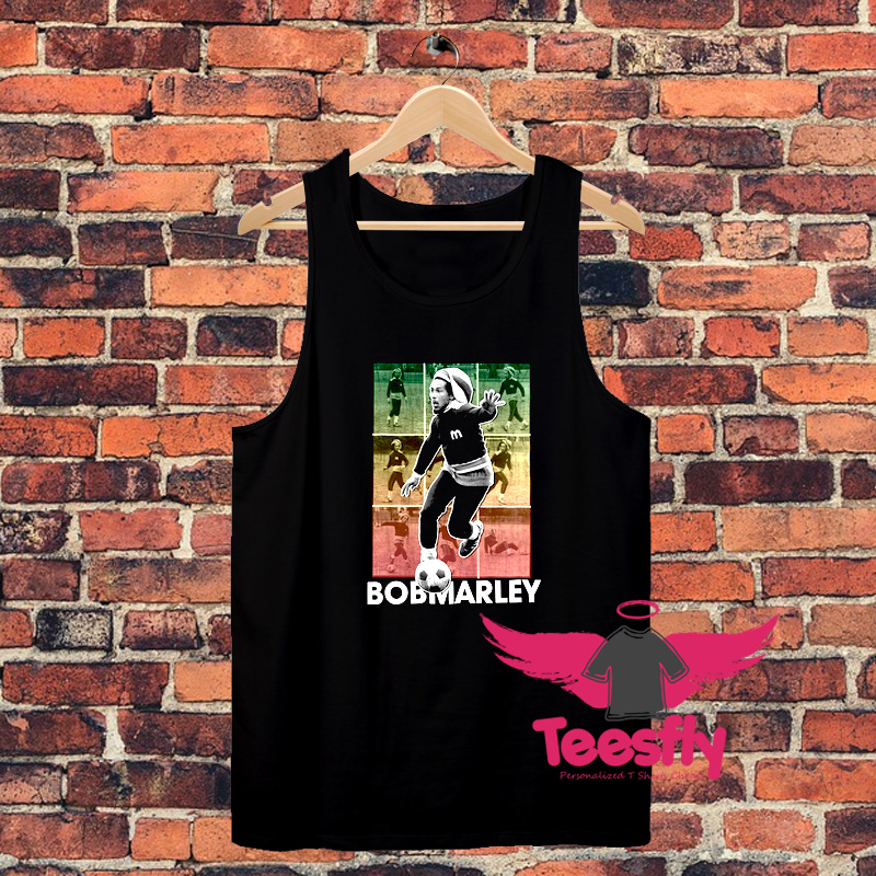 Bob Marley Soccer Unisex Tank Top