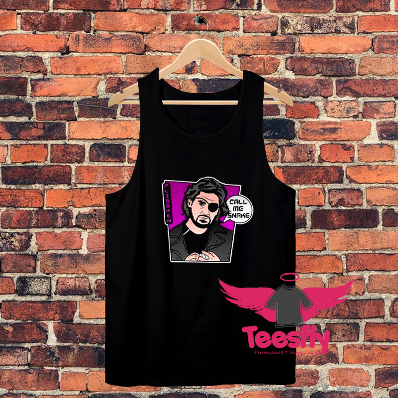 Call Me Snake1 Retro 80s Unisex Tank Top