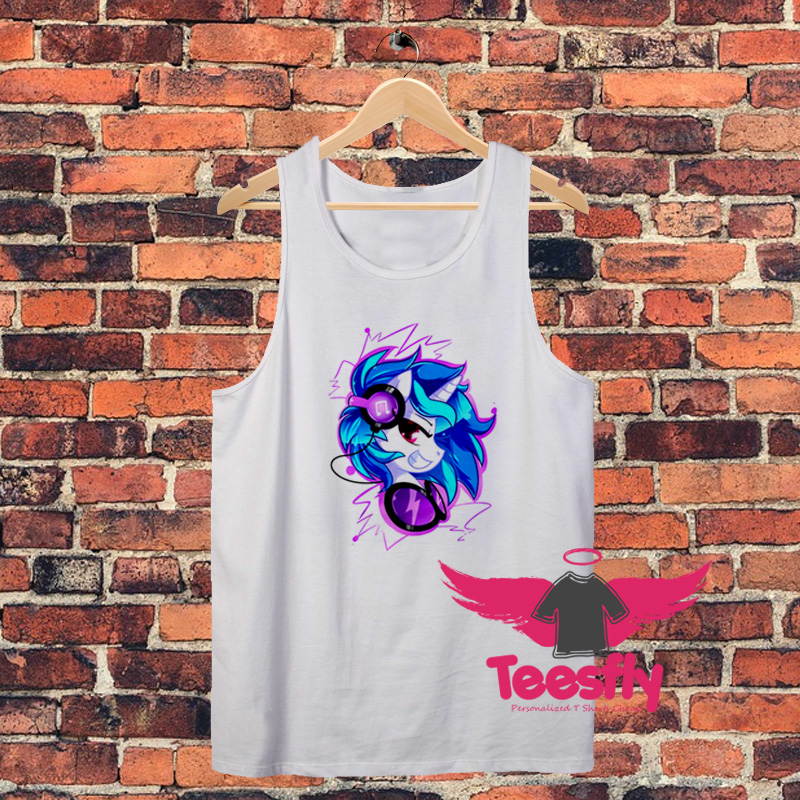 Cartoon My Little Pony Listen To Songs Unisex Tank Top