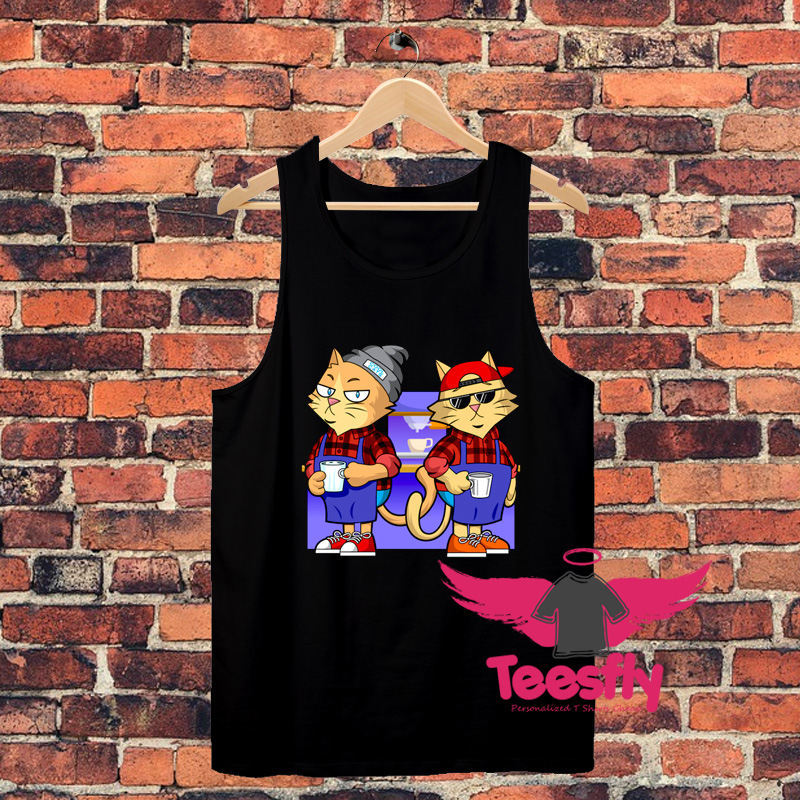 Coee Cats Unisex Tank Top