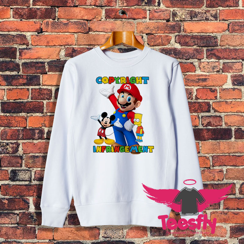 Copyright Infringement Super Mario Sweatshirt