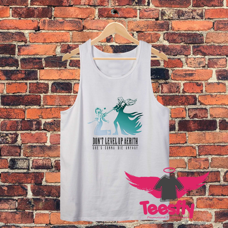 Dont Level Up Aerith v2 Unisex Tank Top